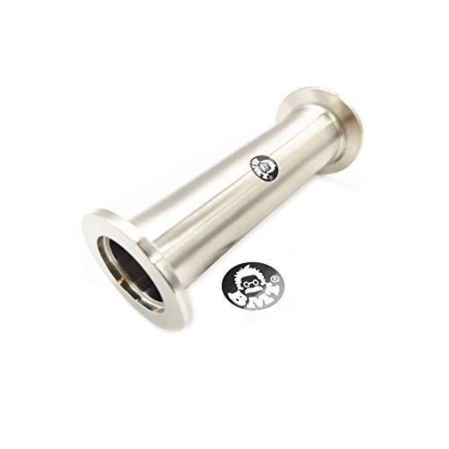 Image of bmotiontech Full Nipple with KF25 NW25 Flange Straight Tube, tube OD 1 inch (KF25 100 mm), No laser mark or logo on the part.