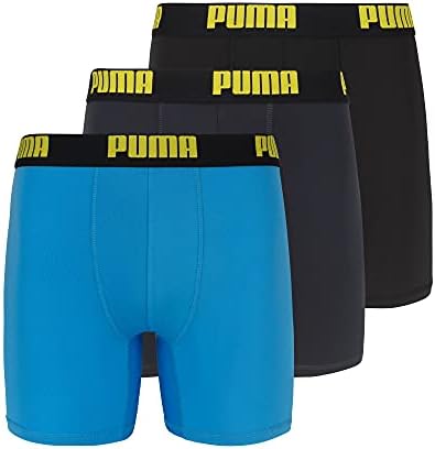 PUMA Men's 3 Pack Performance Boxer Brief