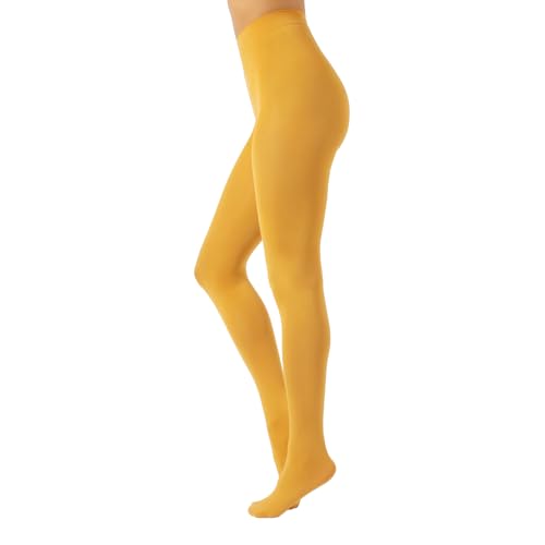 Image of CALZITALY Opaque Colour Tights - 80 DEN Thick Tights, Microfiber Pantyhose, S - 4XL Available in Plus size - Italian Hosiery