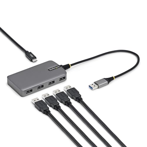 INGRESSO DI ALIMENTAZIONE AUSILIARIA: Hub alimentato via bus con protezione da sovracorrente (OCP) e ingresso USB-C opzionale da 15W per dispositivi ad alto consumo come SSD quando è usato con caricabatterie USB-C standard (non inclusi)