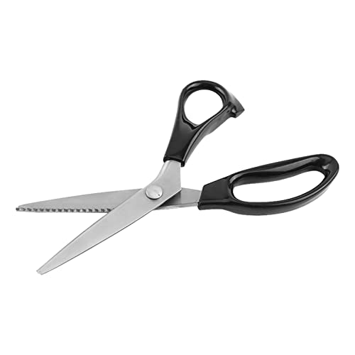 Tijeras de artesanía de vestimenta de Zenithaur, tijeras pinchadas para telas con cuchillas de precisión para el uso de la costura y la artesanía (4 mm)