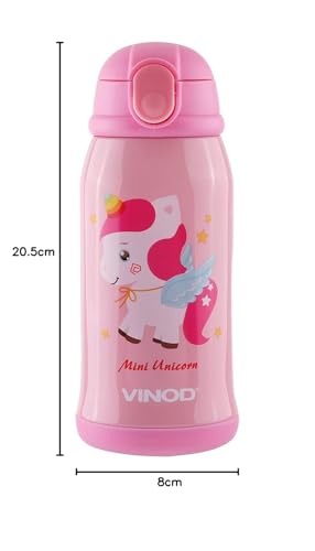 Image of Vinod Euro Kid's Bottle, 500 ml, Pink