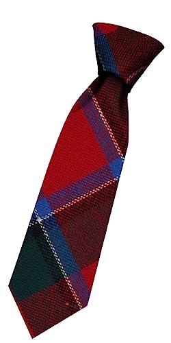 Cravate en laine pour garçon Sinclair Modern Tartan tissée en Écosse