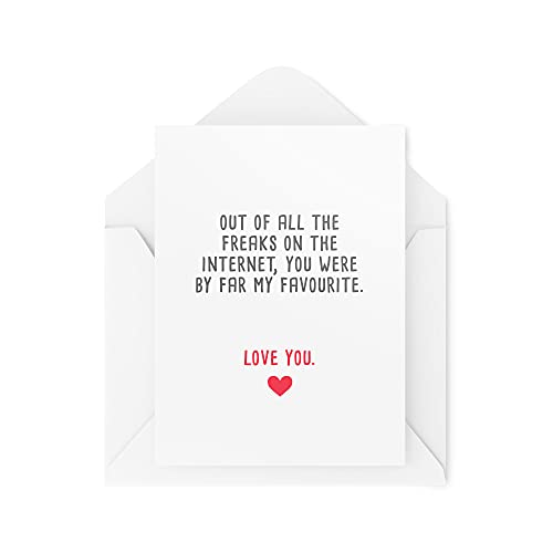 Divertente biglietto di San Valentino per moglie o...