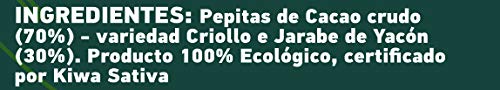 100% Peru | BAMBOO STORY | Nibs Cacao Crudos Endulzados con Jarabe YACÃN | Criollo | 400g | Puntas | Yacón=Boniato Peruano= muy saludable) - Imagen 6