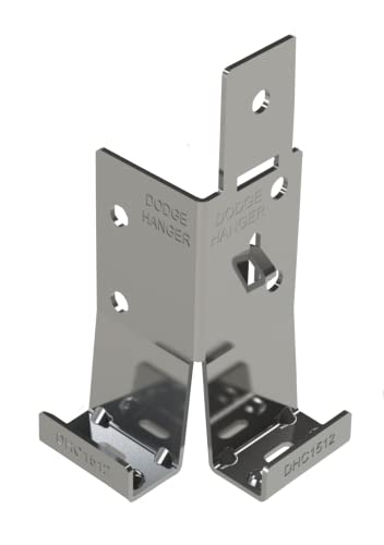 Dodge Hangers Corner (DHC1512) Stainless Steel Outside Corner. 1 Man Install of Starter Row of Wall Sheathing or Siding. Faster, Safer. Compatible with (DHB2512). (4 Pack – ½”)