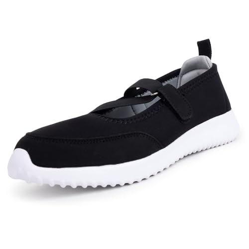 Image of TRASE Lightweight Ballet Flats Bellies for Women, Everyday Velcro Style and Comfort, Women Office Footwear, Shoes for Woman, Ballerina for Ladies and Girls