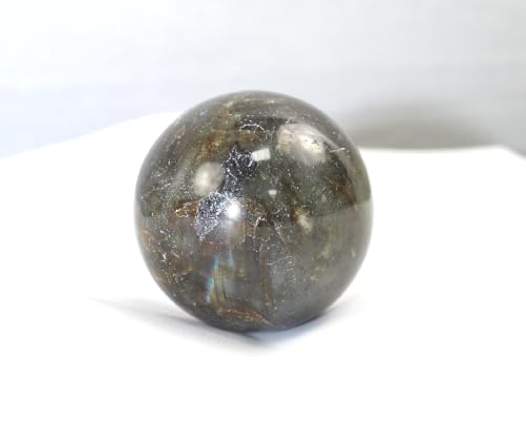 Natural Labradorite Ball Sphere Gemstone for Healing