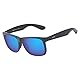 LenzReborn Polarisierte Linse Ersatz für RayBan RB4165-54 Justin Sonnenbrille – mehr Optionen Gr. Einheitsgröße, Eisblau – polarisiert, verspiegelt