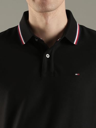 Image of Tommy Hilfiger Men Polo Cotton Regular Fit Shirt