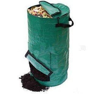Ez4garden Reuseable Heavy Duty Garden Leaf Waste Bag Yard Compost Bin Composting Fruit Kitchen Waste Fermentation Cali Secrets Growers 25L,Dark Green-image-49