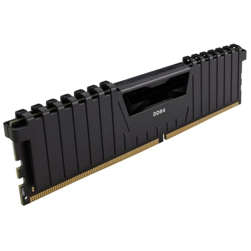 Image of 8GB DDR4 Desktop RAM | 3000MHz High-Speed Memory Module | CL16 | 288-Pin DIMM | Low Profile Heat Spreader | for Desktop PC | Black