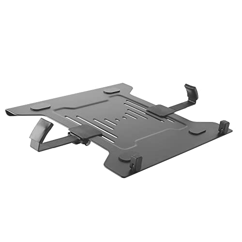 Perfect Notebook Mount for VESA Table Mounts Surface 30 cm x 22.5 cm Maximum Load 9 kg Black, Notebookhalterung