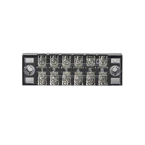 Bornier connexion à vis TB-1506 bloc de jonction électrique 6 plots