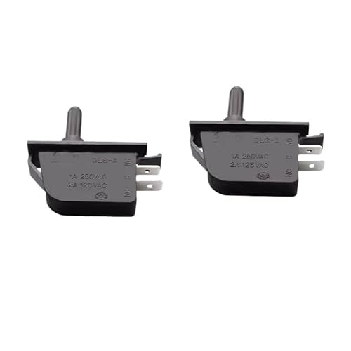 HMCOCOOFM 1 Interruptor de Control de Puerta de refrigerador con luz de Control DLS-A, generalmente Abierto y presionado, Mango de 13 Pulgadas de Largo, 1 A, 250 V