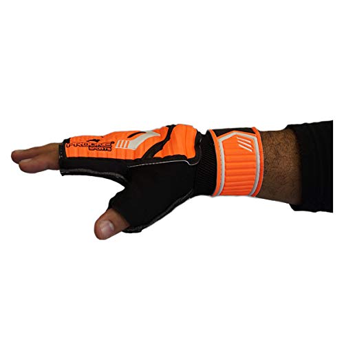PROGNE SPORTS REF 1070 Luva de Futebol para Goleiro, G, Preto, Branca, Vermelho
