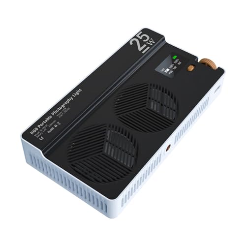 Luz LED de 25W regulable para cámara y vídeo con temperatura ajustable 2500K-9000K