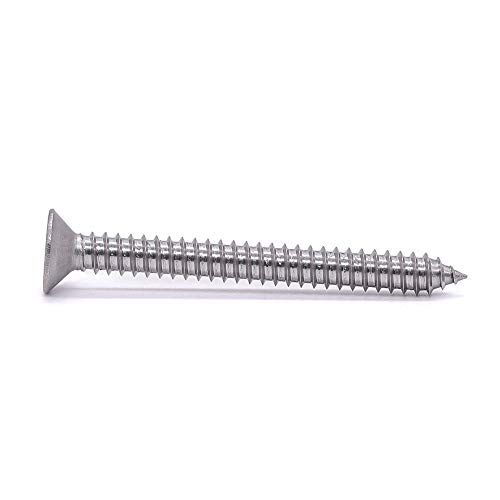 Vis à tôle à tête plate Eastlo Fastener inox de qualité supérieure