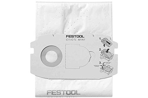 Festool 498410 Self Clean Filter Bag for CT MINI 5 pack #1