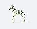 Preiser 29504 HO Scale Animal - Baby Zebra