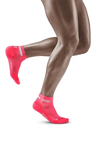 Cep Men’s Ankle Running Socks 4.0 | Performance Low Cut Compression Sock, Pink, Men, Iv #TOP12