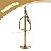 Baoblaze Towel Bar Towel Rack Peacock Sculpture Retro Metal Brass Free Standing for Bathroom Cabinet Vanity Countertop Home Decoration
