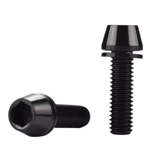 RUOHARD 2-6̃`^˂{gM5 M6X16 / 18/20/25R[wbhKXPbgbV[t]ԃXelW`^Xe{g(Black,2PCS_M5X18MM)