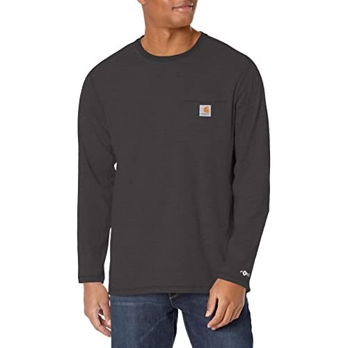 Carhartt Men’s Force Relaxed Fit Midweight Long-Sleeve Pocket T-Shirt