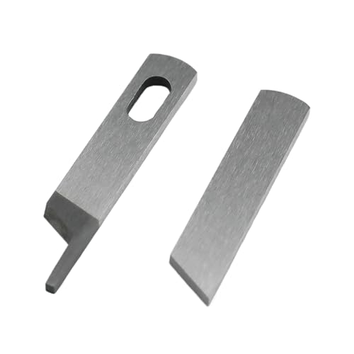 Blooy - A4142-335-000 + A4145-335-000 Upper and Lower Knife Set for JUKI MO-634D, MO-644D, MO-654D, MO-735 Overlock Sewing Machines (1 Set)