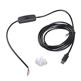 Typ Create Stromversorgungskabel, 5 V, 2 A, Ausgang mit Wechsel, vorverzinnt, blanke Schlussfolgerungen für Elektronikunternehmen, USB Liebhaber, LED Beleuchtung, USB Create Link Kabel