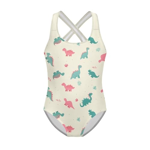 Kids One-Piece Swimsuit for Teen Girls with Cross-Back Straps - Light, Elastic, Breathable for Pool, Beach