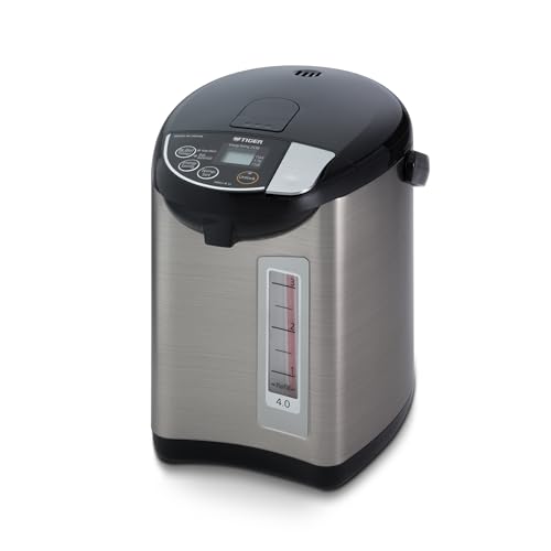 Image of Tiger PDU-A40U Electric Water Boiler and Warmer (135 oz, Black)