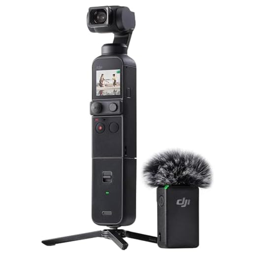DJI Pocket 2 Creator Combo, 3 Axis Gimbal Stabilizer with 4K Camera, 1/1.7" CMOS, 64MP Photo, Face Tracking, YouTube, Vlog, Portable Video Camera for Android and iPhone, Black