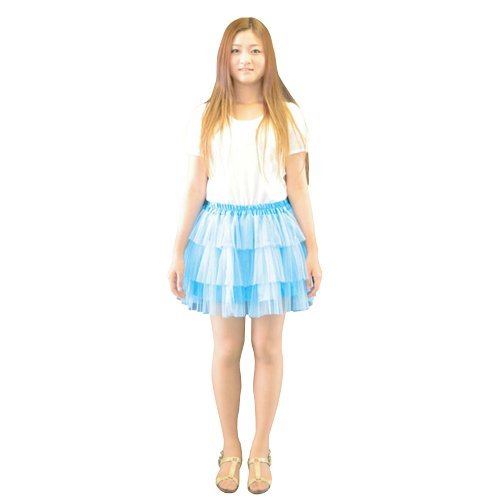 Pannier bleu fluffy panier de rangement japonais doux