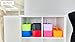 Enjoy Organizer - Small Stackable Portable Simple 6-Compartment Caddy With Handle For Art Shower Dorm Office Supplies Multi Use - Made In USA (Mint)