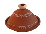Marokkanische Tajine zum Kochen unglasiert Ø 35 cm für 3-5 Personen - 905791-0006