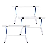 Haies D'Agilité Réglables pour Entraînement De Vitesse, Fitness Et Athlétisme, Piquets...