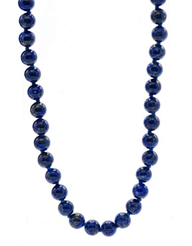 Bright Blue Lapis Long Necklace | Designs by Denise