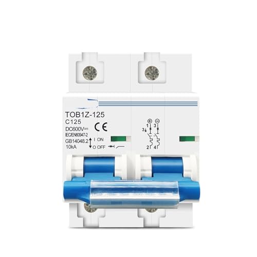 Disyuntor fotovoltaico 125A para interruptor principal de batería DC 600V 2P 2