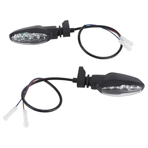 Akozon Clignotant Tour de Moto, Paires Clignotants Moto LED Clignotants LED Avant Ambre 12V Remplacement Ajustement pour Triumph Tiger 800/1200