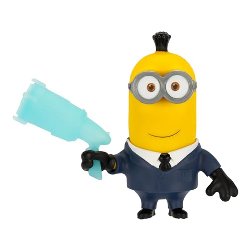 Minions Despicable Me 4 - Super Stretchy AVL Tim with Blaster Squirter Have Become Heroes of Goo JIT Zu Action Figure Toys | Unique Gel Filling |...