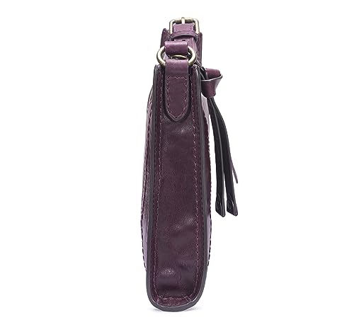 Image of Frye Women's Melissa Zip Crossbody Bag, Stylish Handbag with Adjustable Strap & Pockets