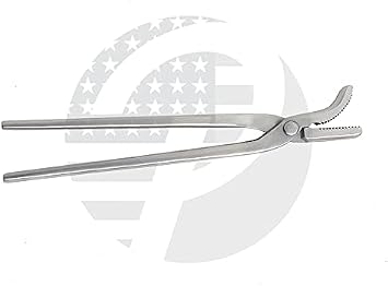 12 Inch Horse Hoof Clincher Polish Silver,Farrier Tool Hoof Nail Clincher Plier