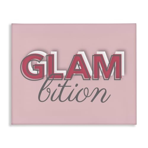 Image of 'Chic Glambition Typography Trendy Fashion Text'| Canvas Art