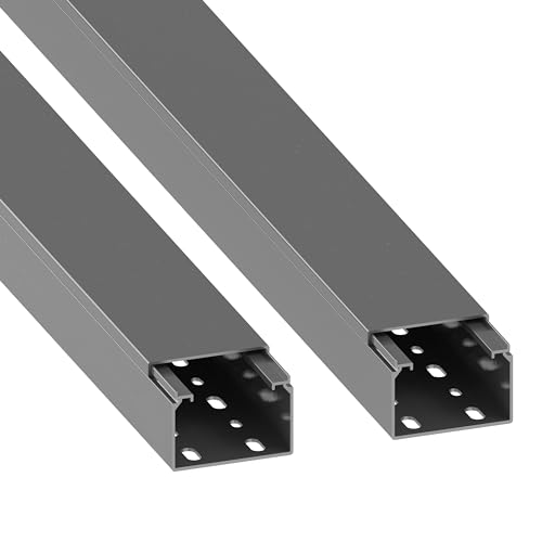 La canalina per cavi è realizzata in PVC di alta qualità e può essere fissata facilmente e rapidamente con viti grazie ai fori preforati. Con attrezzi adatti (sega a mano, seghetto alternativo o simili). La lunghezza può essere tagliata e accorciata individualmente.