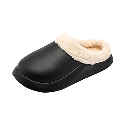 Zuecos impermeables de invierno para hombre: di adiós a los pies fríos en casa