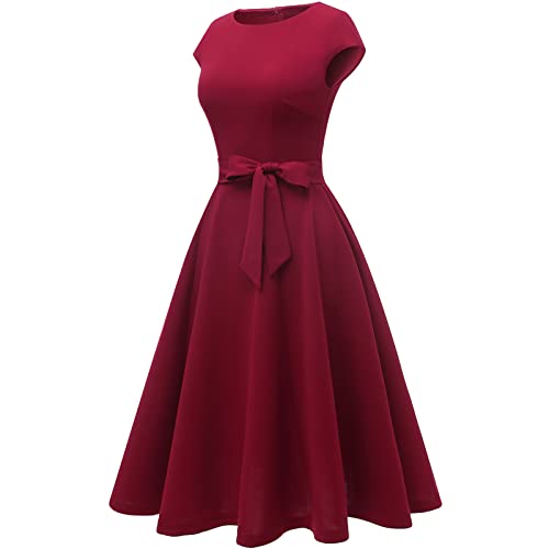 Dressels Rockabilly-jurk voor dames, in jaren '50, vintage, elegante cocktailjurk voor bruiloft. - Image 4