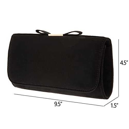 Image of JNB Faux Microsuede Envelope Clutch