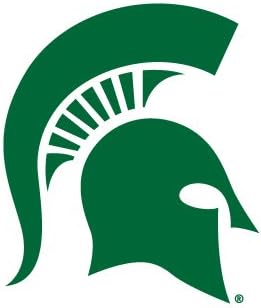 Michigan State Spartans HELMET LOGO Clear Vinyl Decal Car Truck Sticker MSU