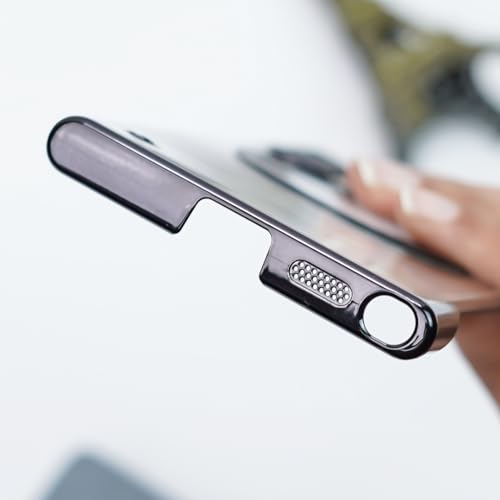 Image of MILLION CASES Thermoplastic Polyurethane Back Cover Case For Samsung Galaxy S23 Ultra Shockproof Protective Infinite Framesless Magnetic Guardian Case Case(Black)